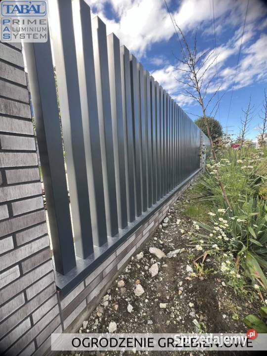 Ogrodzenie aluminiowe GRZEBIENIOWE pionowe lubelskie Lublin sprzedam