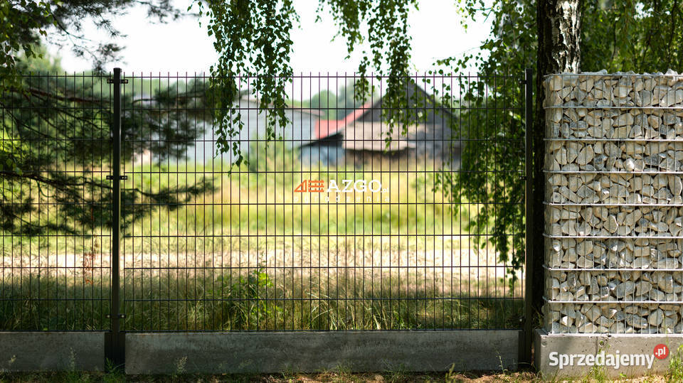 Ogrodzenie panelowe Panele ogrodzeniowe siatka Czarna Białostocka
