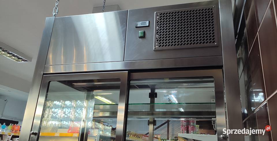 Witryna chłodnicza 4stronna wisząca stojąca Połomia