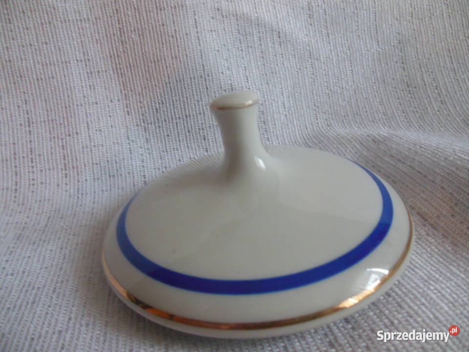 Pokrywka do dzbanka cukiernicy szafirowy pasek Kielce