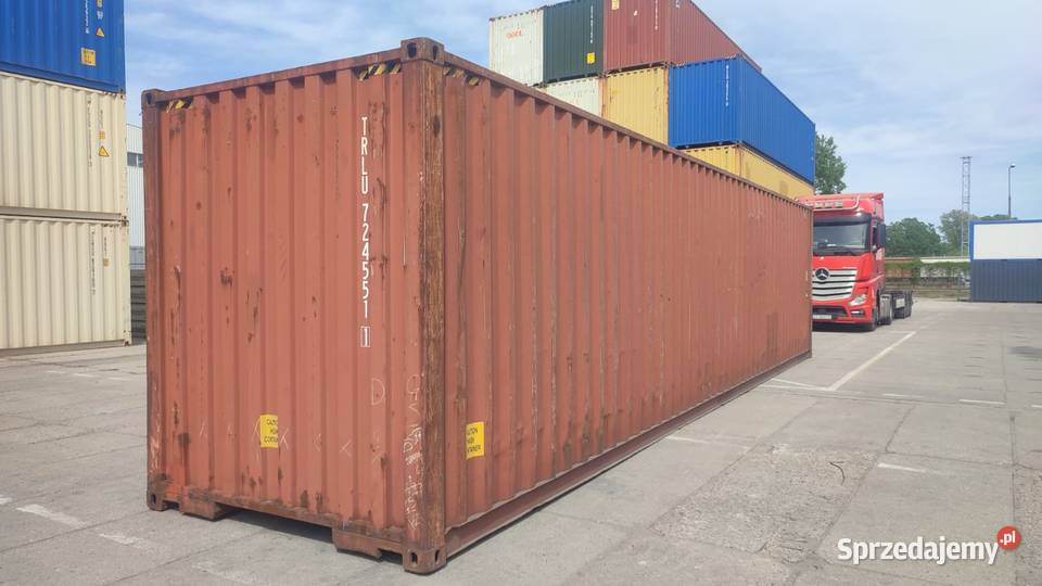 Kontener morski 12 metrowy 40 HC Czerwińsk nad Wisłą