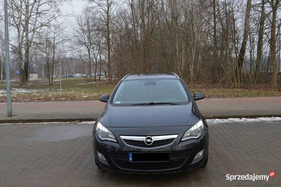 OPEL ASTRA J COSMO 17 CDTI BIXENON NAVI 2011r czerwony Oleśnica