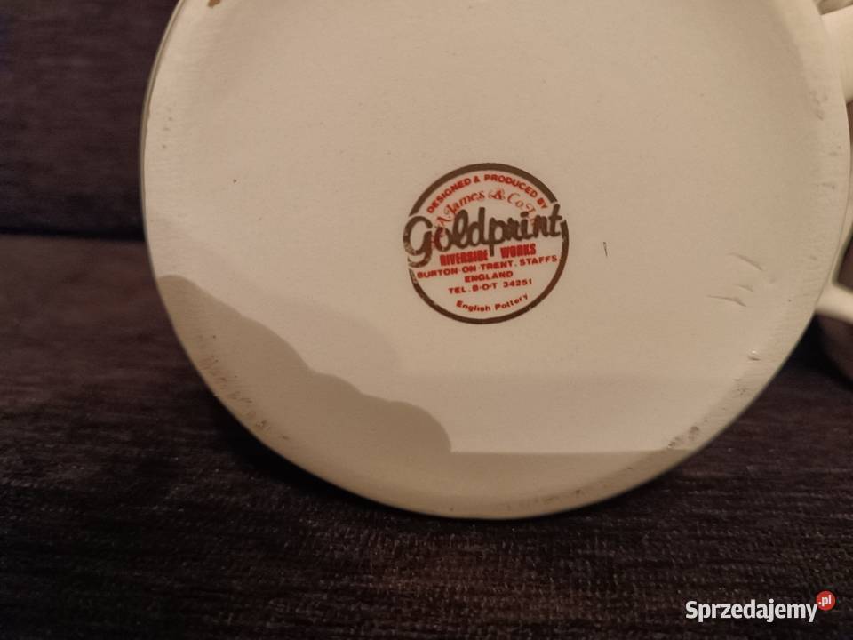 Dzbanek na wodę do whisky 2 x kubek z uchem