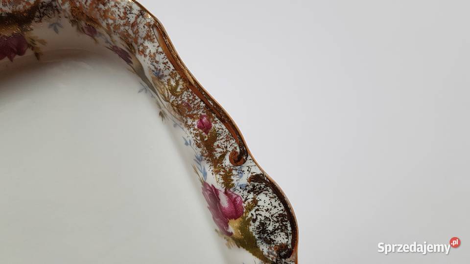 Porcelanowa taca tacka Chodzież Iwona porcelana śląskie Dąbrowa Górnicza