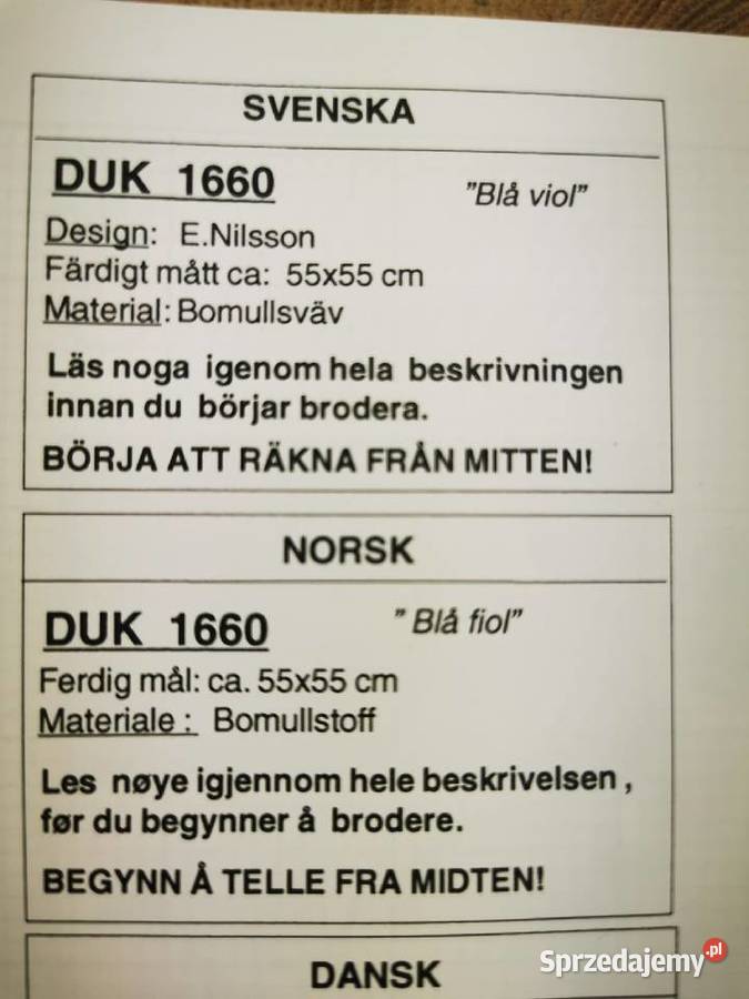 Zestaw do haftu 5 Wiśniowa