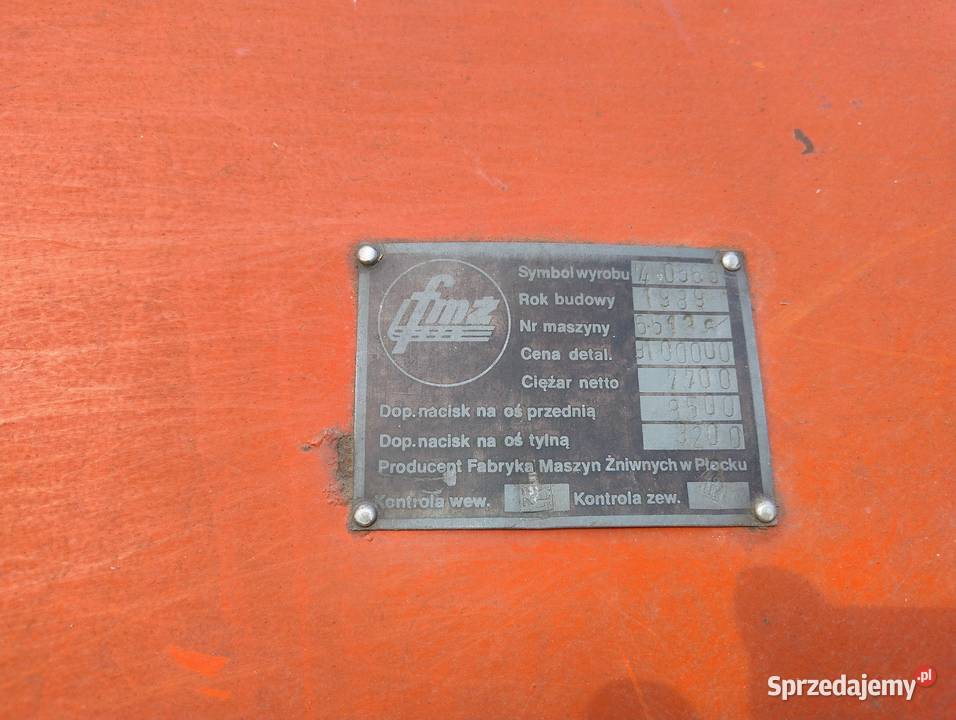 Bizon Z056 z sieczkarnią 1989 Zameczek-Kolonia sprzedam