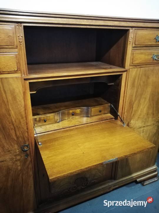 Piękny stary kredens z sekretarzykiem pomorskie