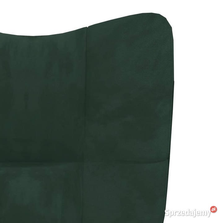 Fotel ciemnozielony obity aksamitem WM328053 sprzedam