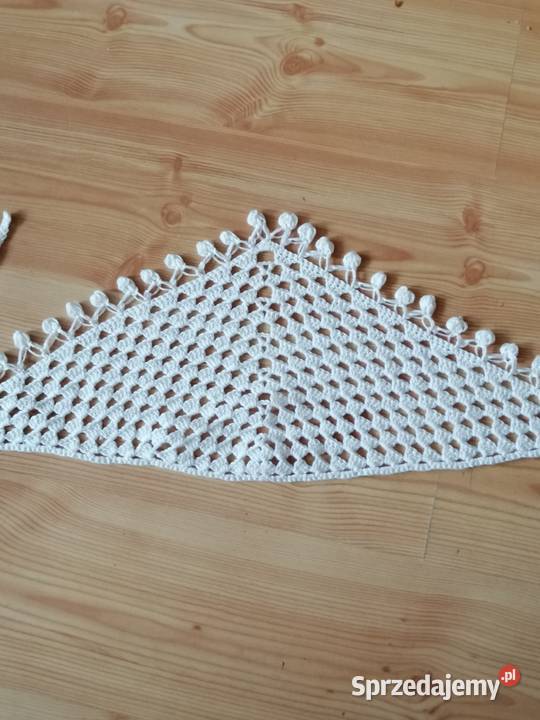 Bandany chusty ażurowe robione na szydełku w sprzedam