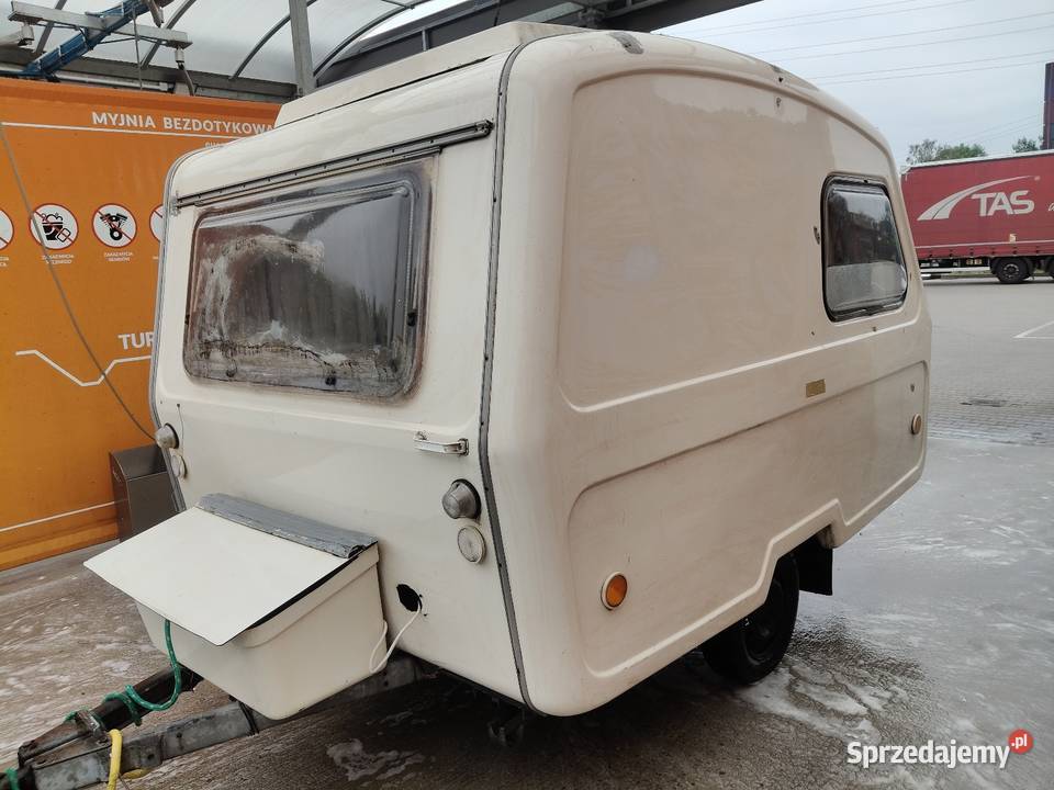 Przyczepka kempingowa Niewiadów N126 Rok produkcji 1985 mazowieckie Nowy Drzewicz