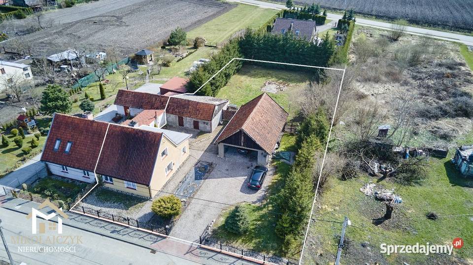 Dom bliźniak w Sępopolu duży garaż uroczą Sprzedaż warmińsko-mazurskie Sępopol