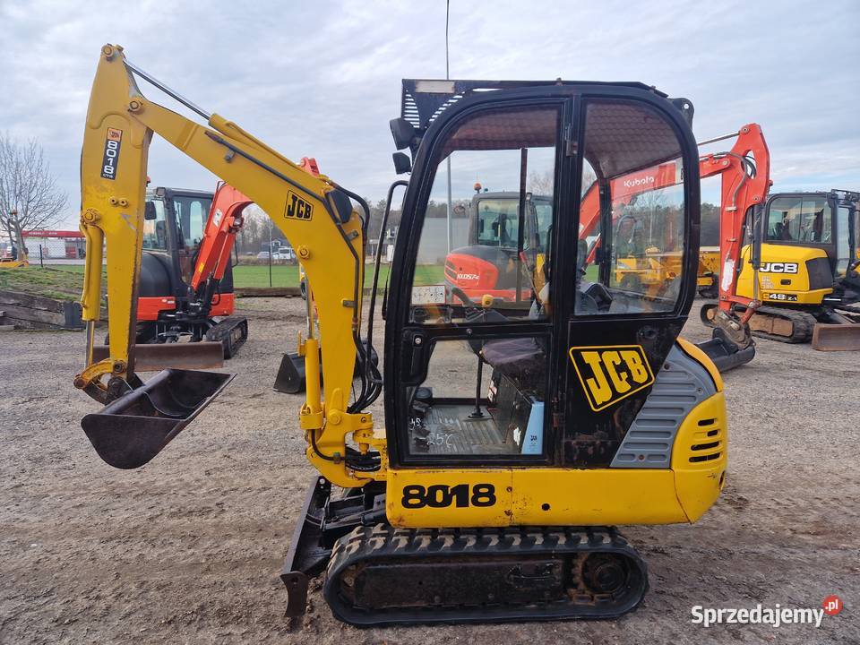 Minikoparka JCB 8018 2001r poszerzane podwozie Ryżki