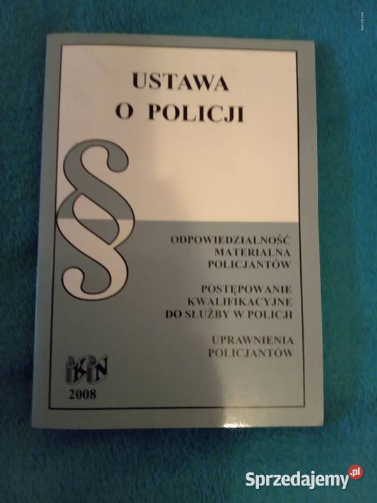 Sprzedam książkę ustawa o policji 2008 Bukowno
