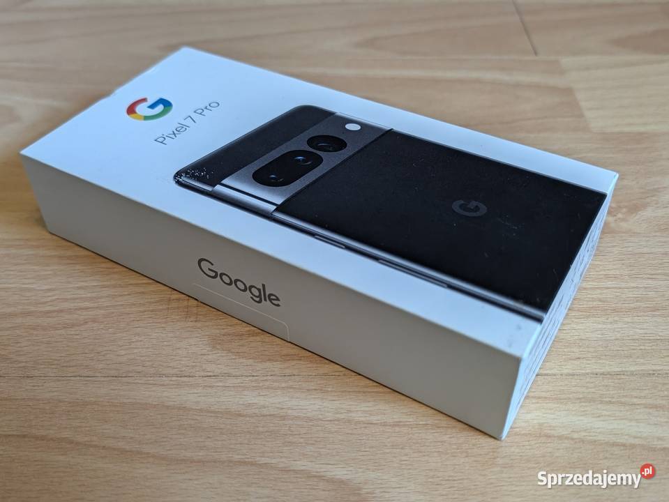 Pudełko Google Pixel 7 Pro 128 GB Obsidian sprzedam