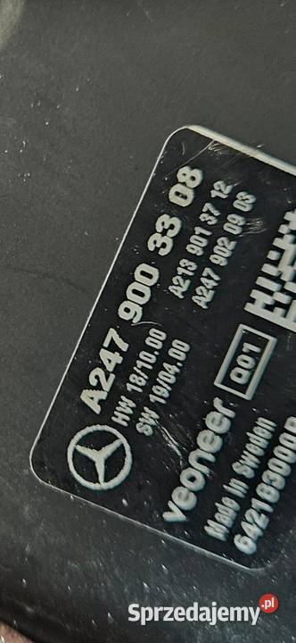 MERCEDES W247 KAMERA SZYBY PRZÓD PRZEDNIEJ Międzychód
