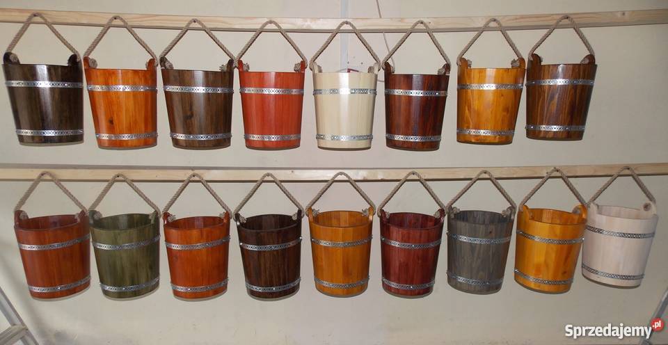 Wiaderko drewniane ozdobne do studni wiadro cudo Dębica sprzedam