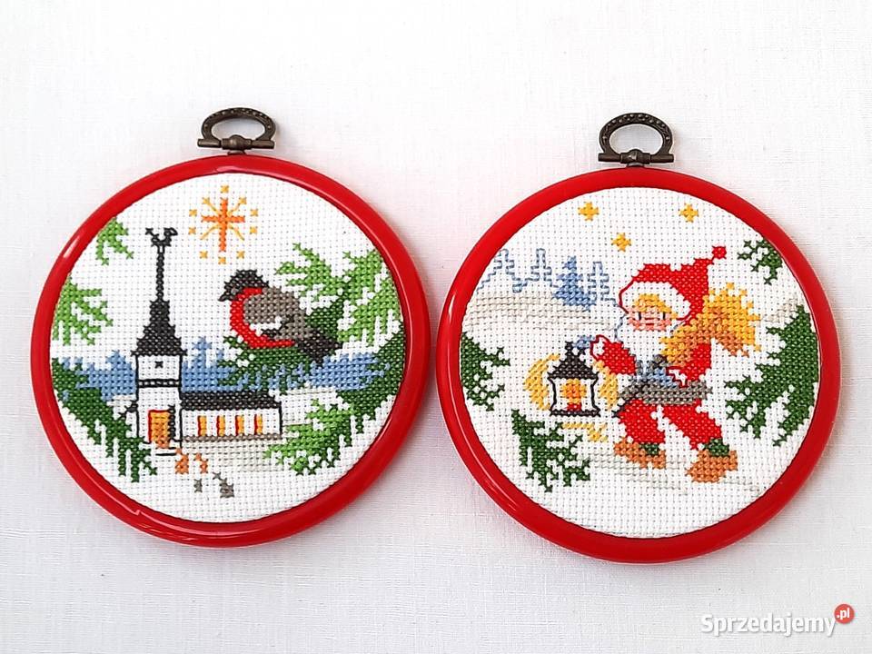 Hafty w ramce obrazek gobelin dekoracja ścienna Łódź