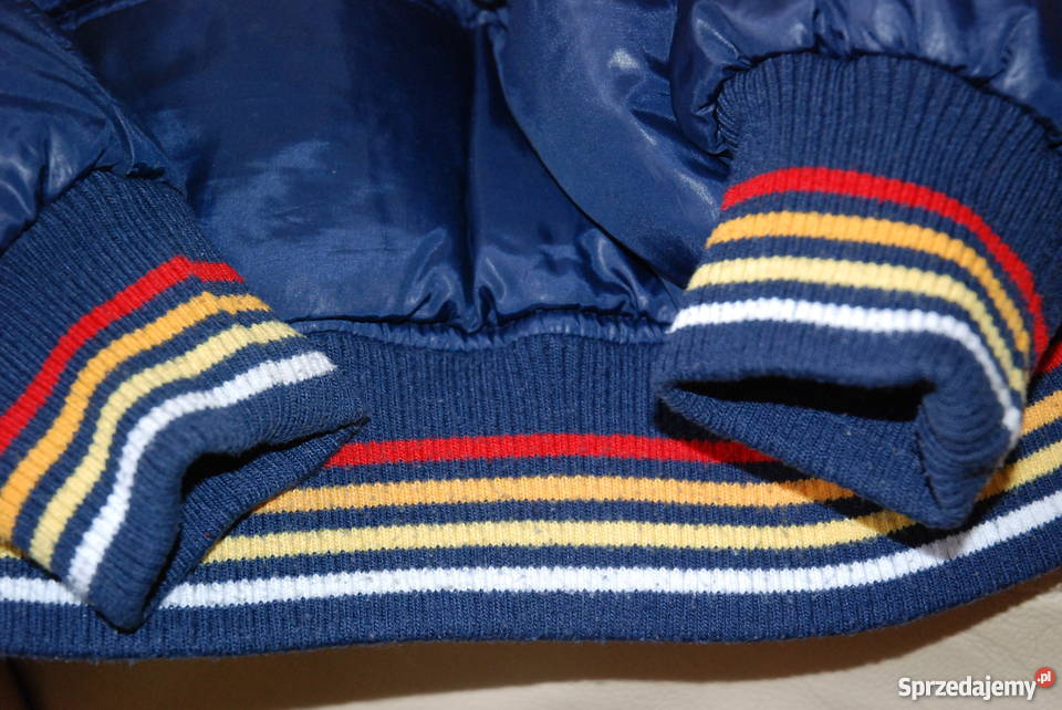 Kurtka puchowa FISHBONE niebieski Warszawa