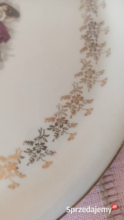 Patera ze scenką dworską Syg Porcelain de France pomorskie