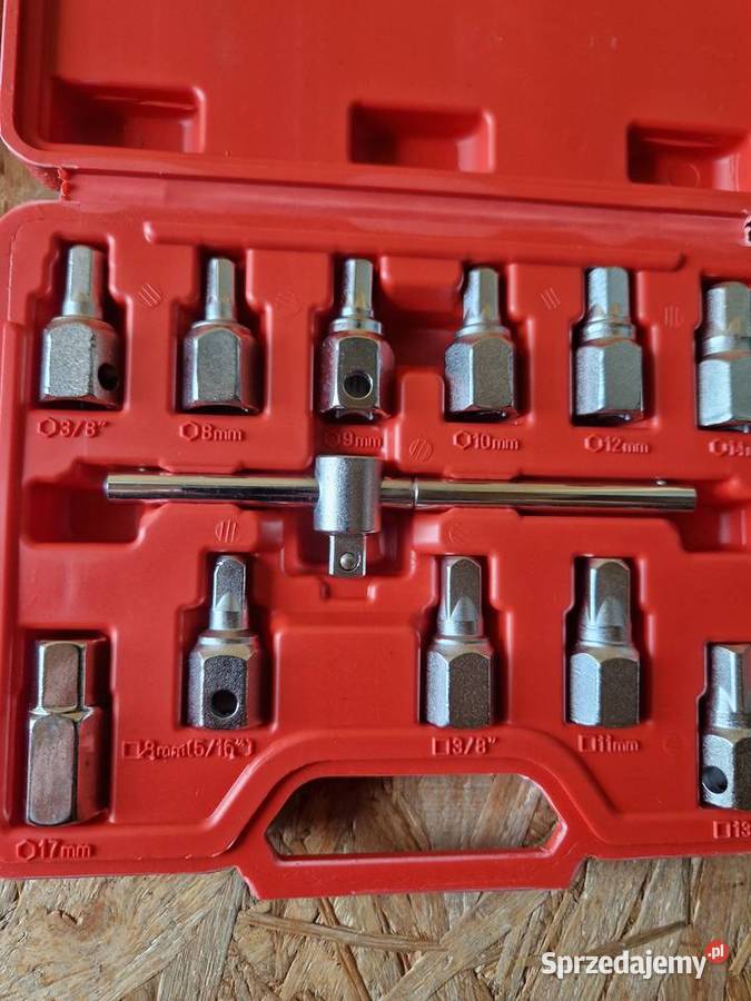 KLUCZE NASADKI DO KORKÓW OLEJU ZESTAW KLUCZY 12 Głogowa