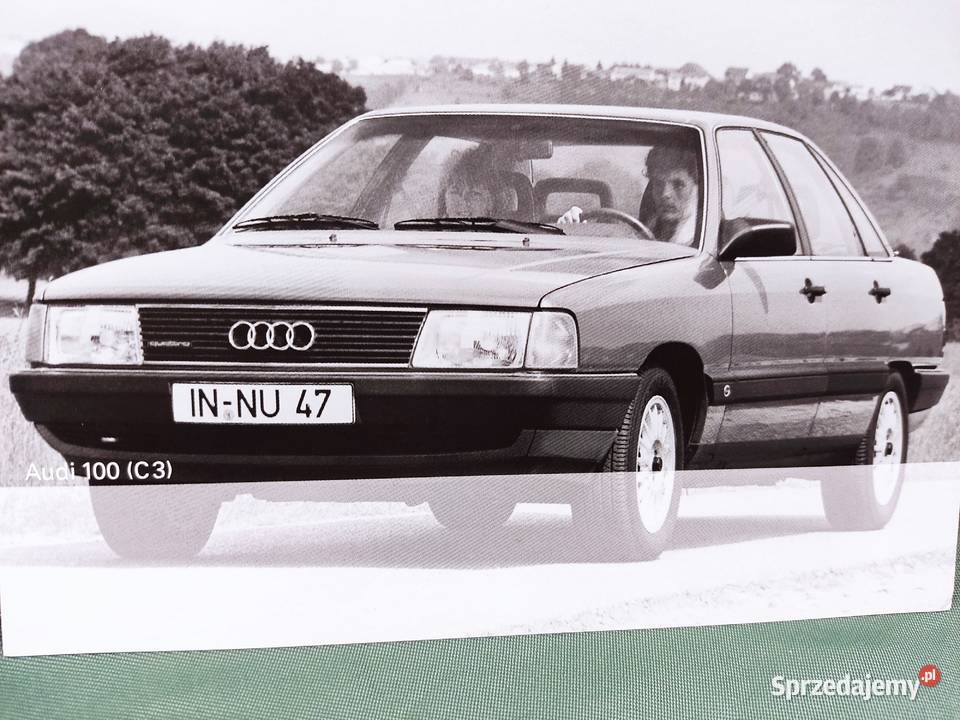 Pocztówka widokówka Audi 100 C3 quattro Antyki, Sztuka, Kolekcje Głuchołazy