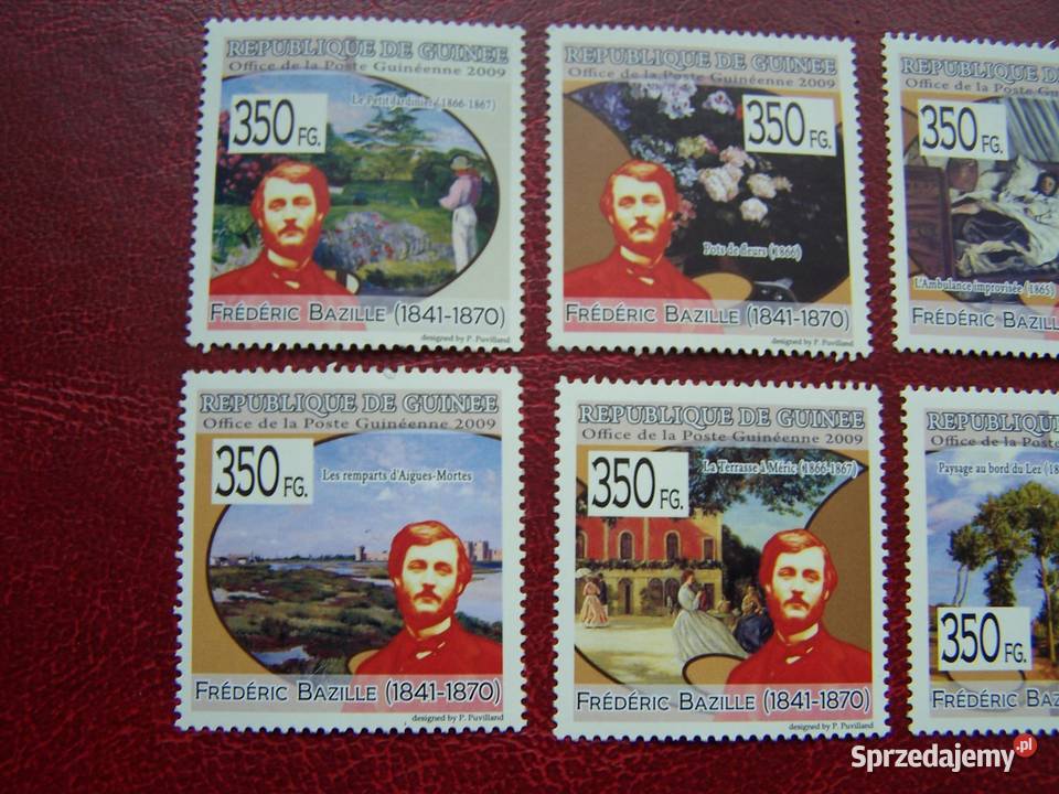 Gwinea 2009 MNH Sztuka Malarstwo F Bazille Tychy sprzedam