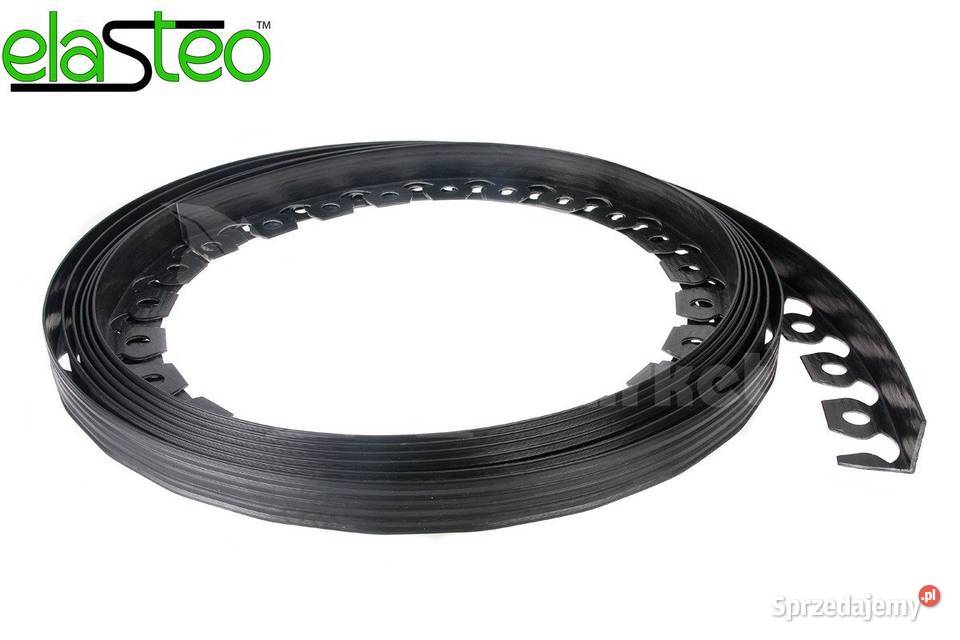 Obrzeże trawnikowe elastyczne czarne Elasteo Pozostałe Cieśle