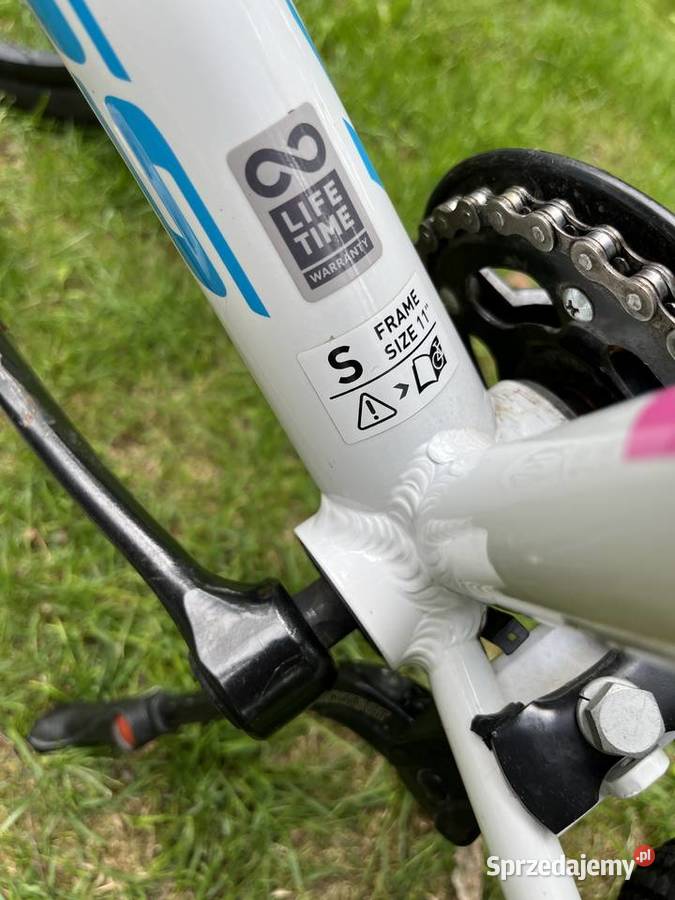 Rower dziecięcy Kross Lea Mini 20 biały stan Łódź sprzedam