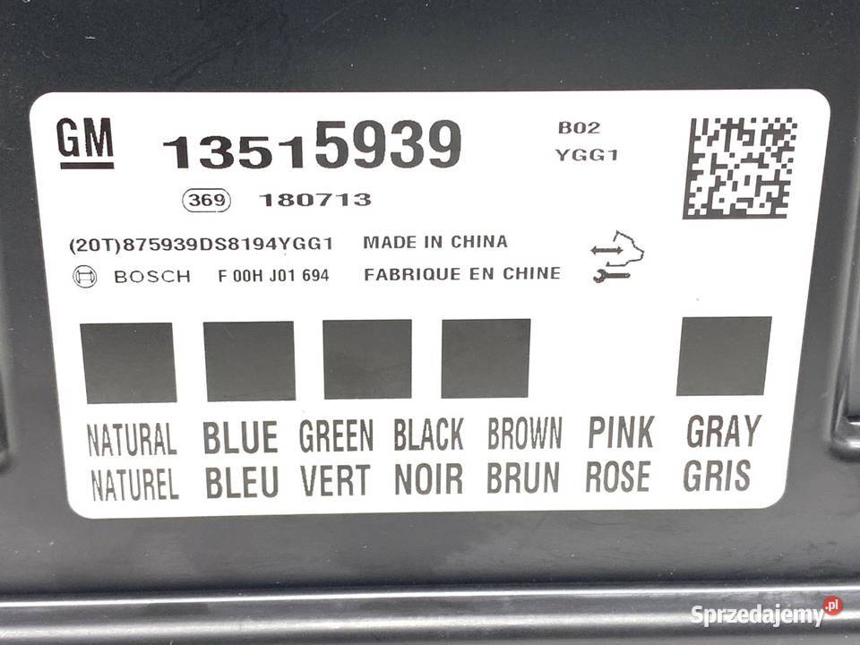 MODUŁ KOMFORTU OPEL CORSA E 13515939 Hatchback