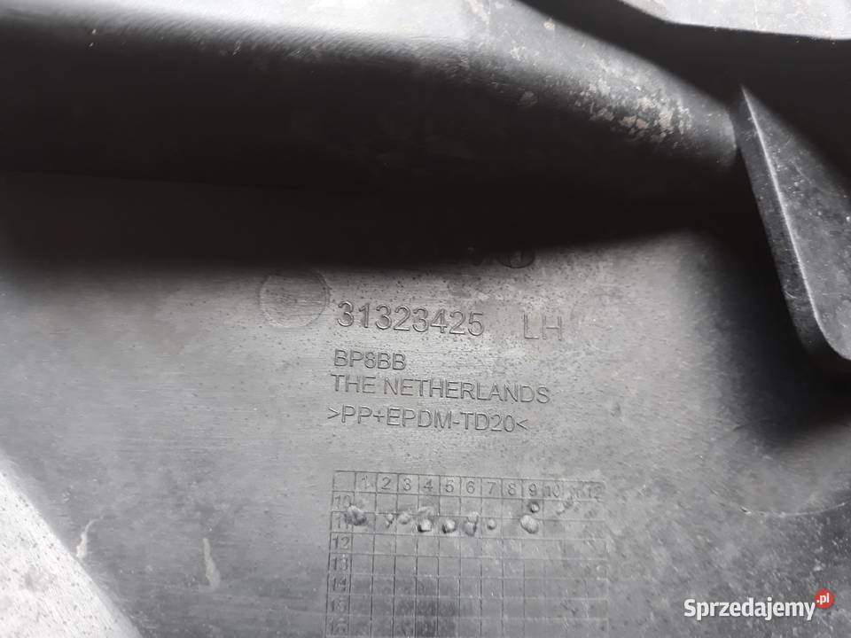 VOLVO S60 ŚLIZG ZDERZAKA LEWY PRZÓD 31323425 Międzychód