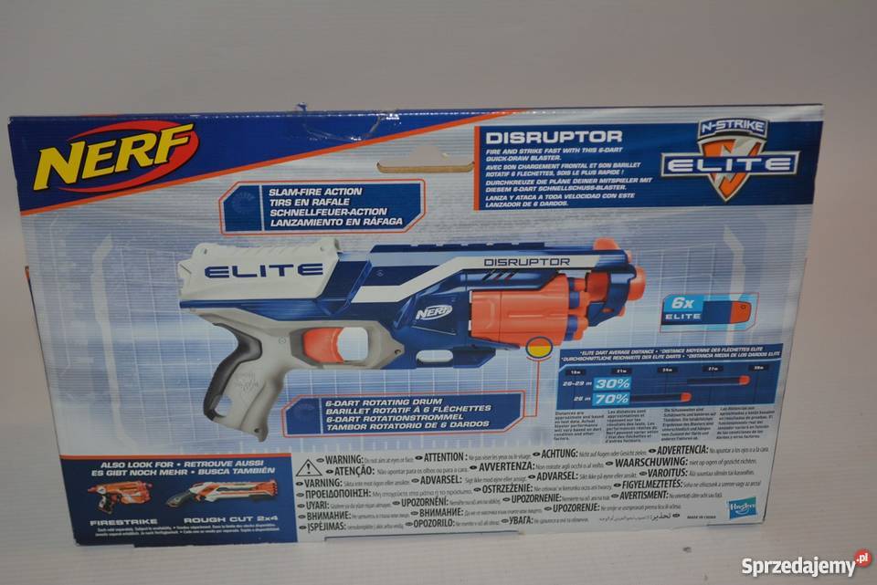 NERF NStrike Wyrzutnia Elite Disruptor B9837 Kołobrzeg sprzedam
