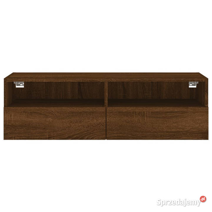 Ścienna szafka TV brązowy dąb 100x30x30 WM836894 Warszawa sprzedam