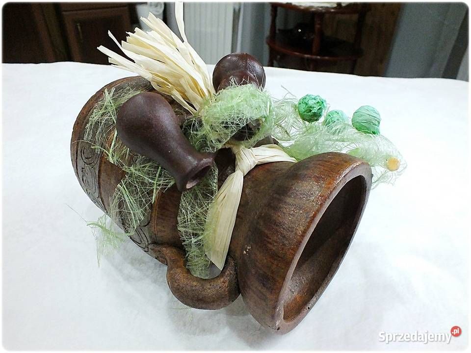 Dzbanek Dzban dekoracyjny gliniany Piękna Żary