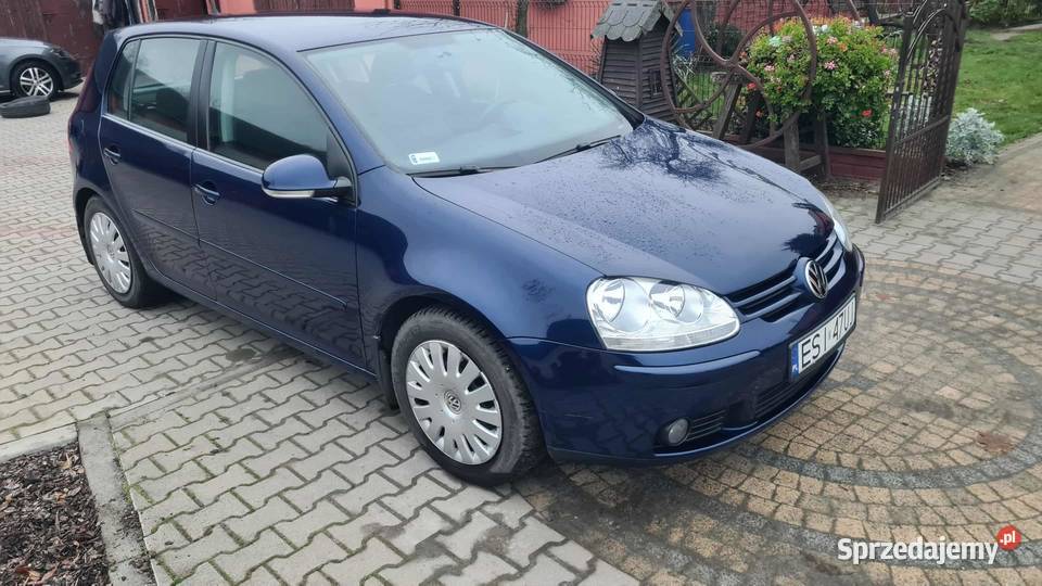 Volkswagen Golf V pierwszy właściciel garażowany Rok produkcji 2007 Goszczanów