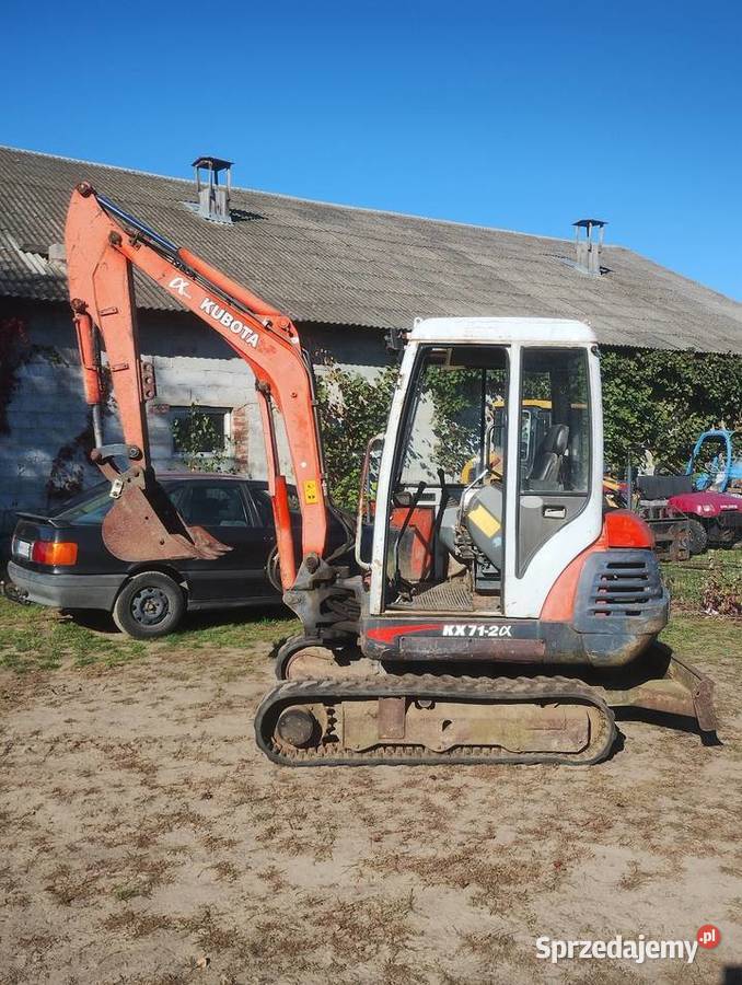 Minikoparka 27T Kubota KX 712 4200h Słowiki Stare