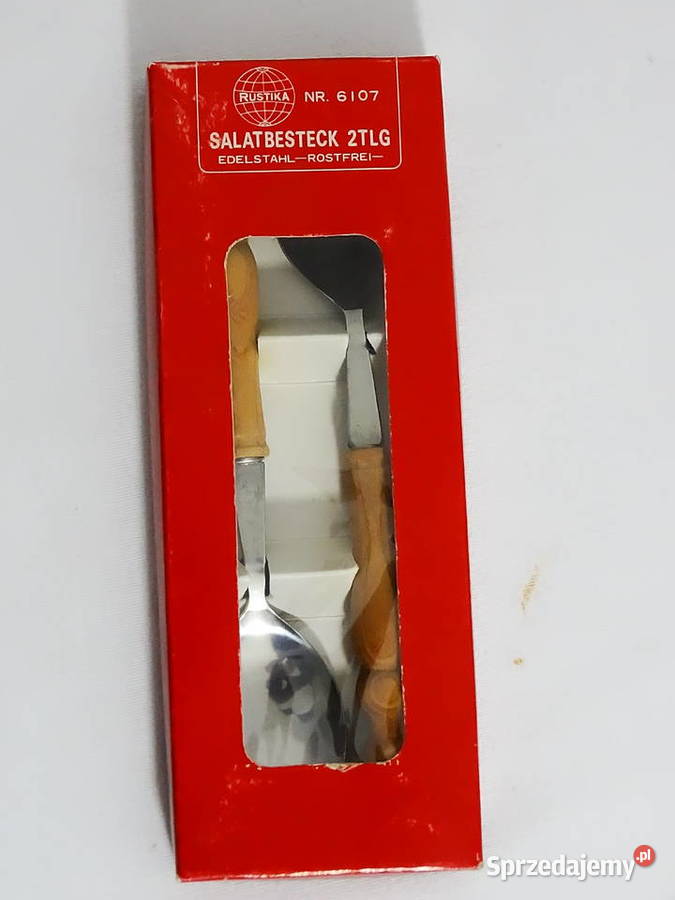 Komplet sałatkowy 2 łyżeczki stali nierdzewnej Wyposażenie wnętrz lubelskie Biłgoraj