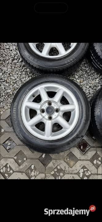 Felgi VW 4x100 opony letnie 1657014 Vento Polo lubelskie Krępiec
