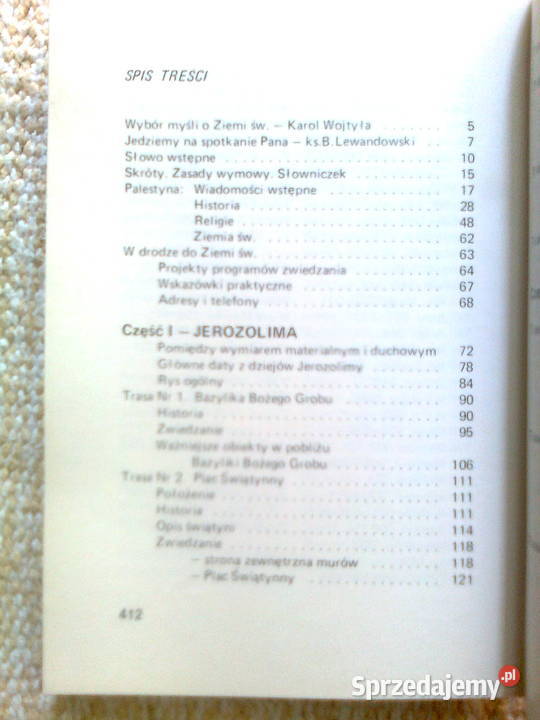 Przewodnik Ziemi Świętej mazowieckie Warszawa