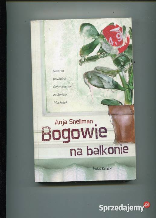 Bogowie na balkonie Anja Snellman zachodniopomorskie Szczecin