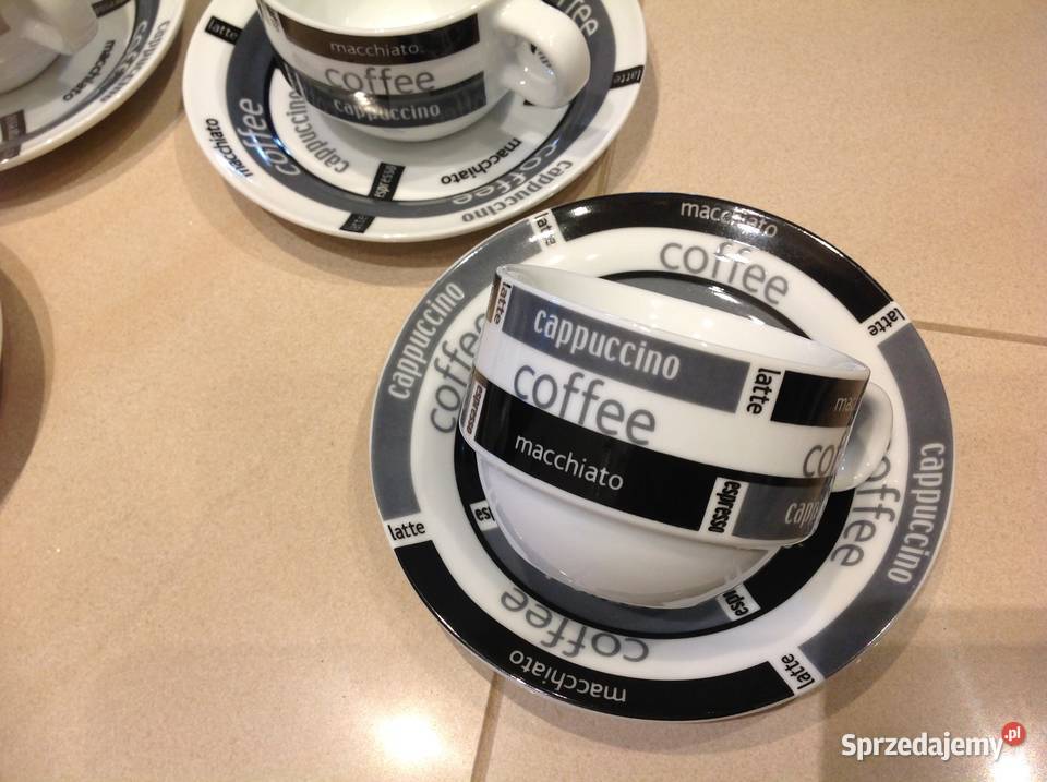 Coffe cappuccino macchiato Filiżanki z Nowa Sól