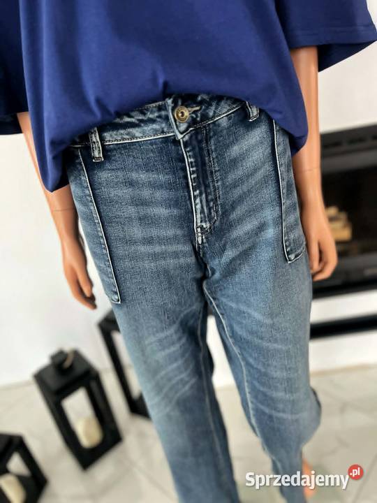 Zestaw jeansy Rainbow bluzka Bonprix 52 54 duży
