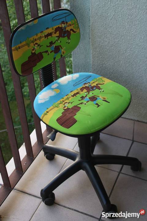 Krzesła dziecięce biurowe obrotowe jeżdżące mazowieckie
