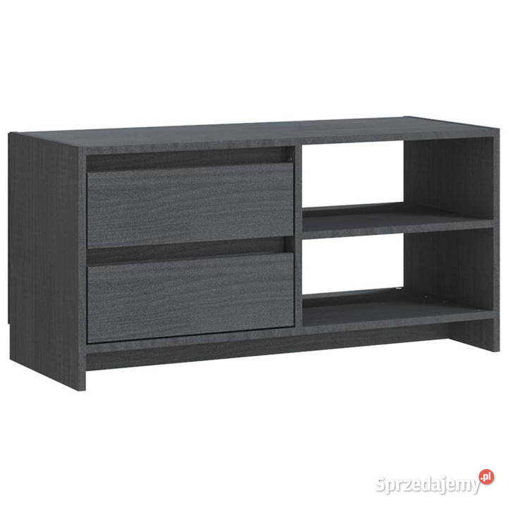 Szafka pod telewizor szara 80x31x39 lite drewno Warszawa