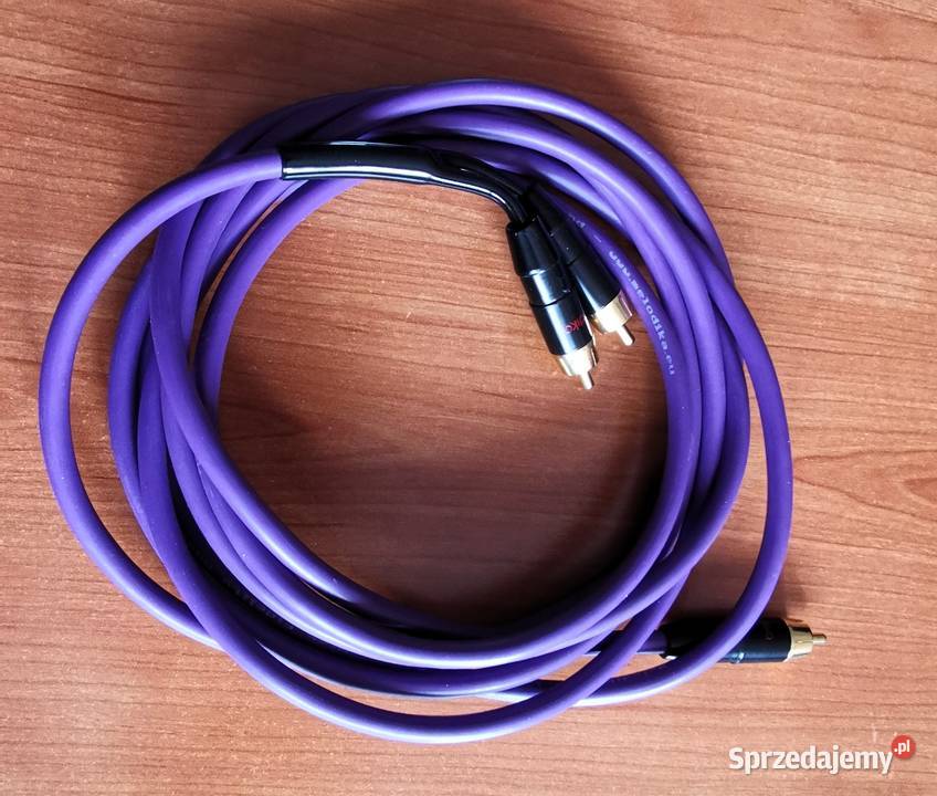 Przewód audio 1 RCA 2 RCA do subwoofera Melodika Kraków
