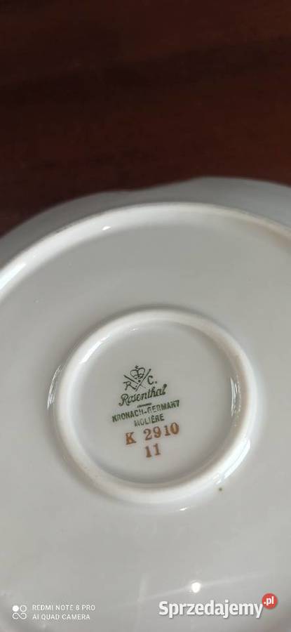 Patera Rosenthal Moliere Kronach Germany Syg pomorskie Gdańsk
