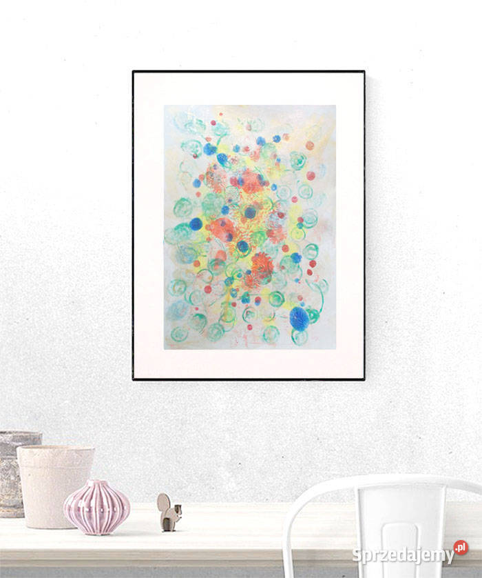 nowoczesny rysunek do loftu abstrakcja obraz a3 Gdańsk sprzedam