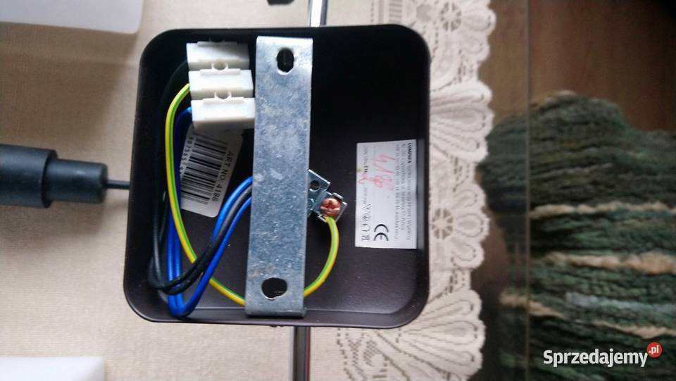 Kinkiet podwójny 58 czerń i biel Dwie żarówki mazowieckie Brwinów