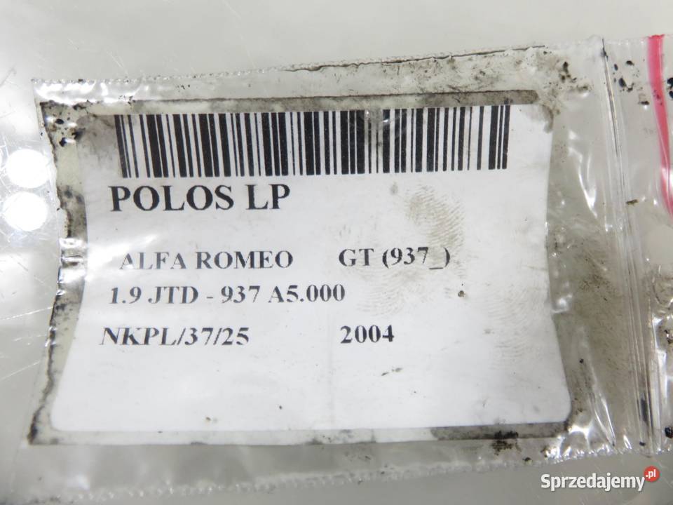 PÓŁOŚ LEWA PRZEDNIA ALFA ROMEO GT 19 JTD Układ napędowy