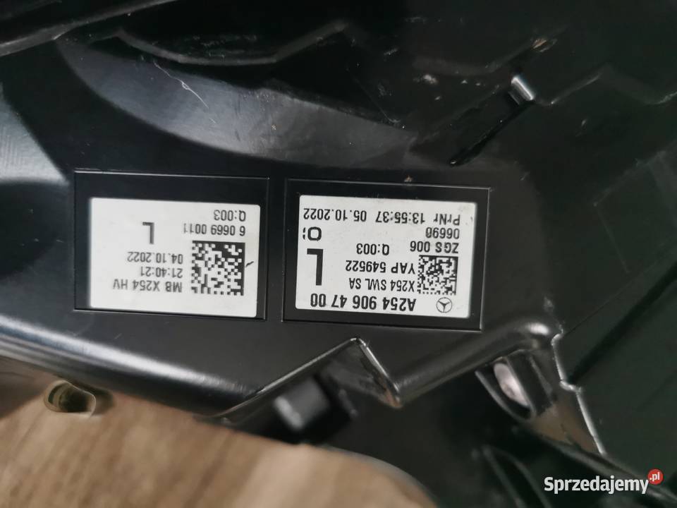 MERCEDES GLC 254 LAMPA LEWA TYLNA 2549064700 dolnośląskie Pielgrzymka sprzedam