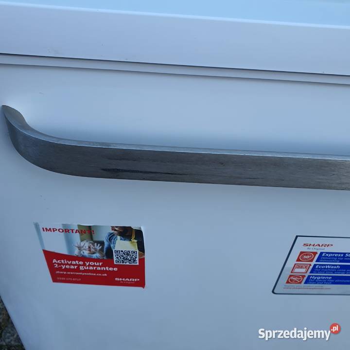 Zmywarka Sharp QWDX41F47EW wolnostojąca z klamką śląskie Częstochowa